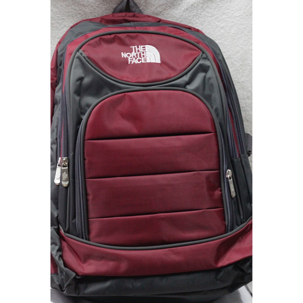 north face backpack maroon