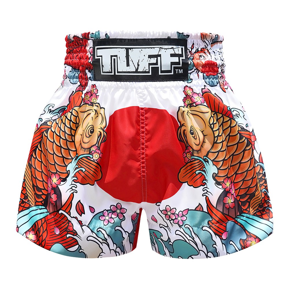 Bubble Ocean Print Pattern Muay Thai Boxing Shorts main image 1