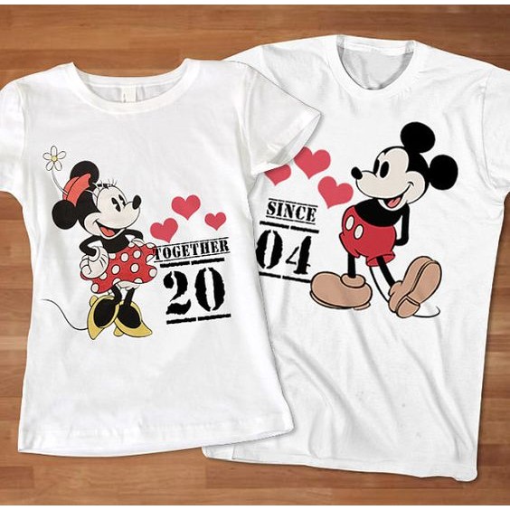 mickey mouse couple shirt