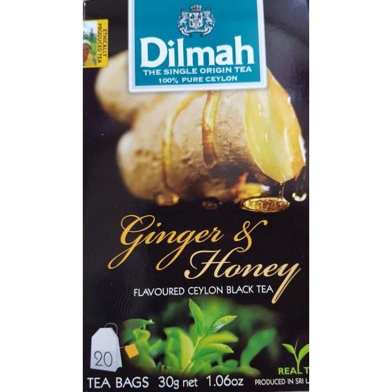 Dilmah Ginger and Honey ceylon black tea Shopee Philippines