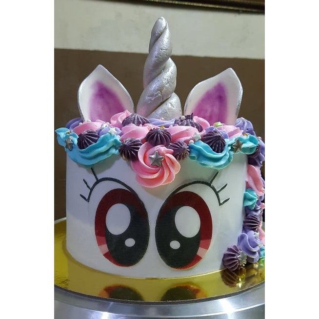 edible print unicorn eyes cake topper shopee philippines