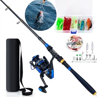 Fishing rod set original fishing rod and reel set fishing rods full set ...