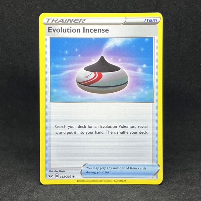 Pokemon TCG Evolution Incense 163/202 2020 Sword & Shield Base Set