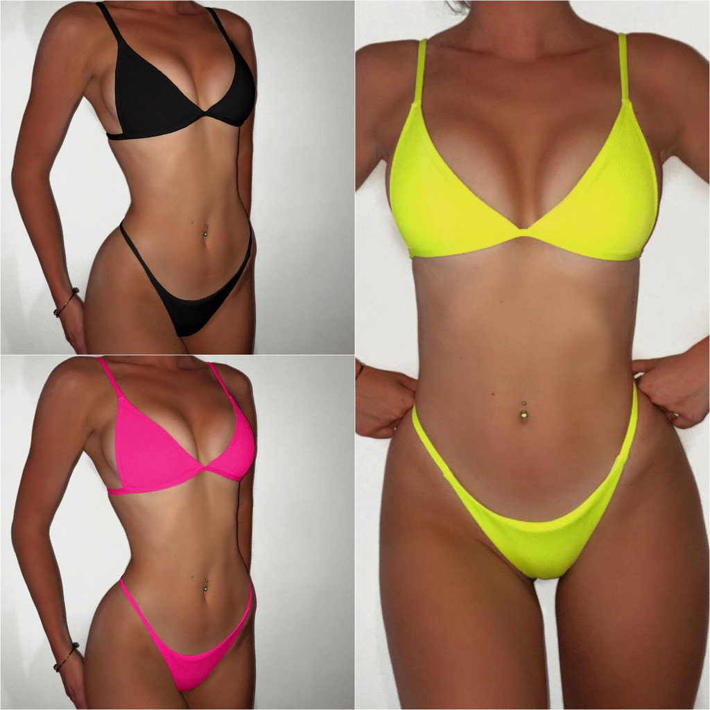 neon bikini sets