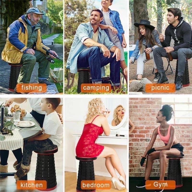 Telescopic stool retractable stool retractable chair avahsshop folding ...