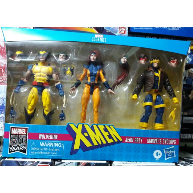 marvel legends x men 3 pack