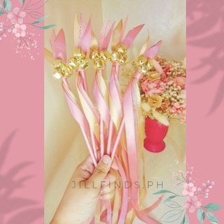 Wedding Wand with Triple Ribbons & Bells (Pre-order)