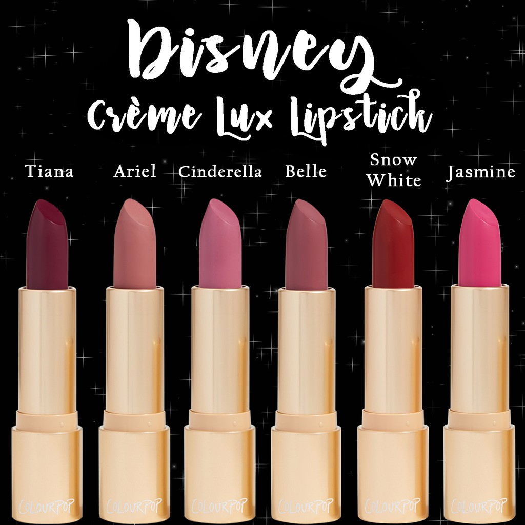 colourpop disney collection lipstick