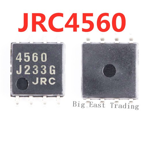 thumbnail image 2 of 2pcs ROHM BA4560P DIP-8 Dual Operational Amplifier IC - New Old Stock 2 of 6