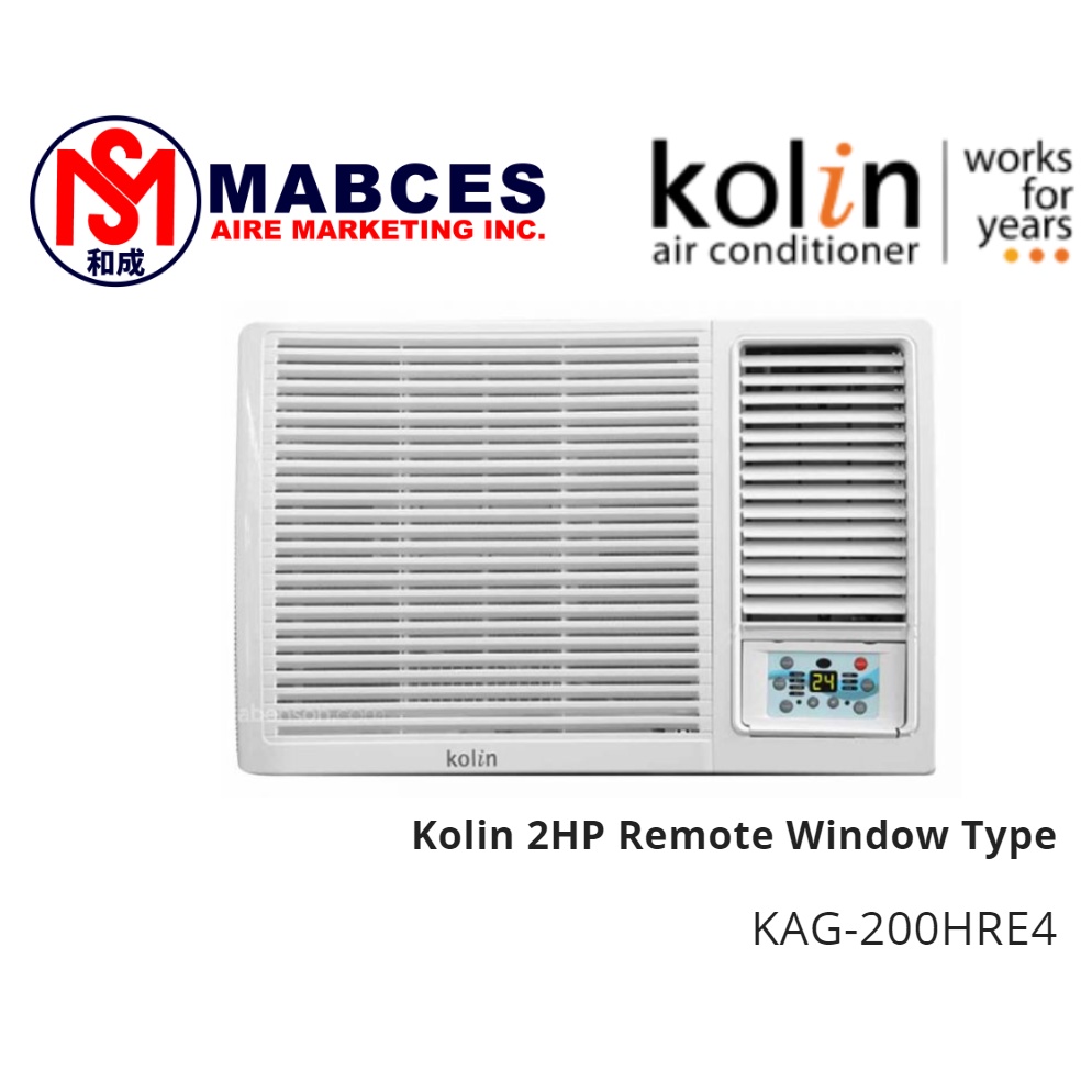 Kolin 2HP Remote Window Type Non Inverter Aircon KAG200HRE4 _tFY