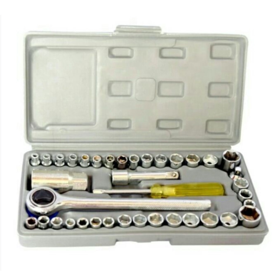 40 pieces Aiwa combination socket wrench set COD Shopee Philippines