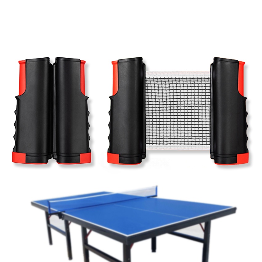 Ping-Pong-Nets Adjustable Table Tennis Net & Post Spiele Retractable Paddle Kit Replacement Set für Schule Startseite 