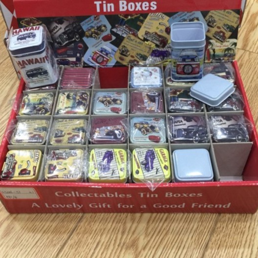 collectible tin boxes