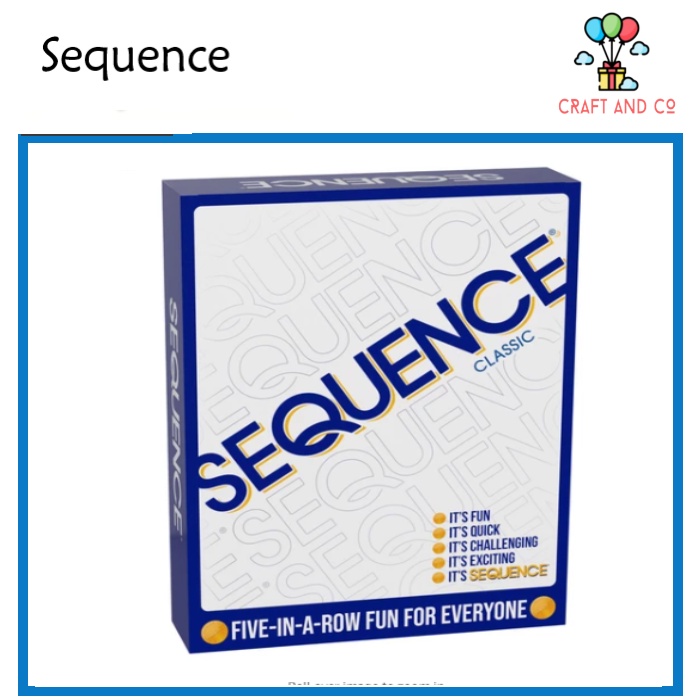 Sequence board game Original Family board game Shopee Philippines