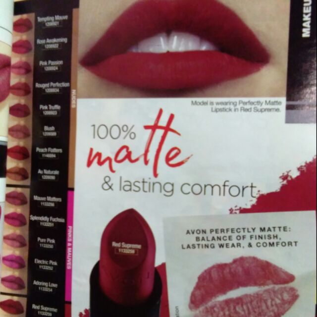 Matte Lipstick AVON | Shopee Philippines