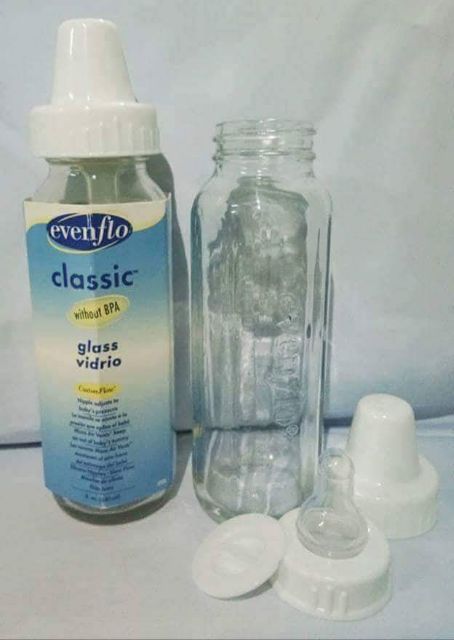 evenflo glass baby bottles