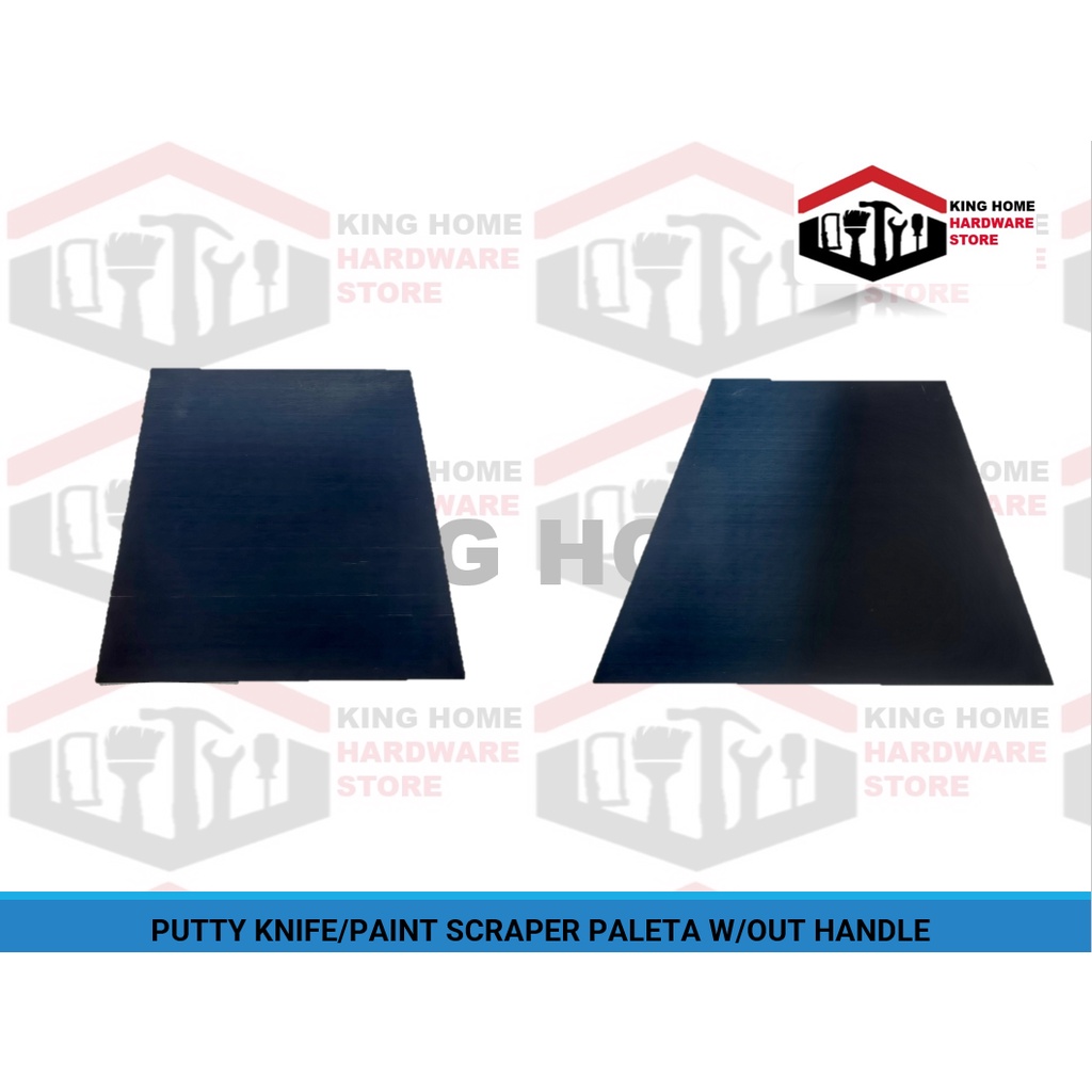 PuttyKnife/Paint Scraper Paleta without handle4"/6" (PER PCS) Shopee