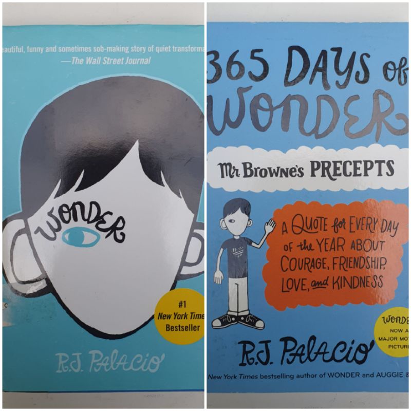 R J Palacio Wonder Days Of Wonder The Browne S Precepts Paperback And Hardbound