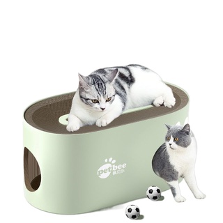 ❀Football field cat scratching board litter one corrugated paper oversized double-layer claw does no