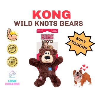 KONG Wild Knots Bears - Internal Knotted Ropes for Dogs Medium/Large Size