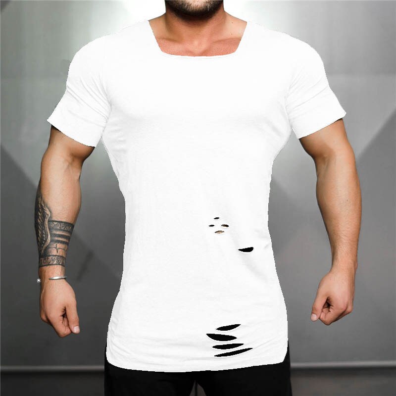 slim fit tees mens