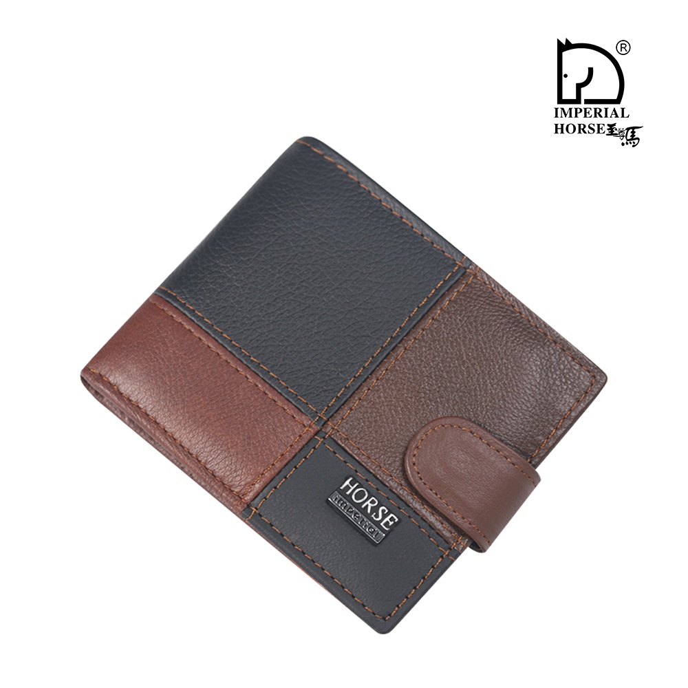  Imperial  Horse  mens wallet Original  Genuine Leather Short 