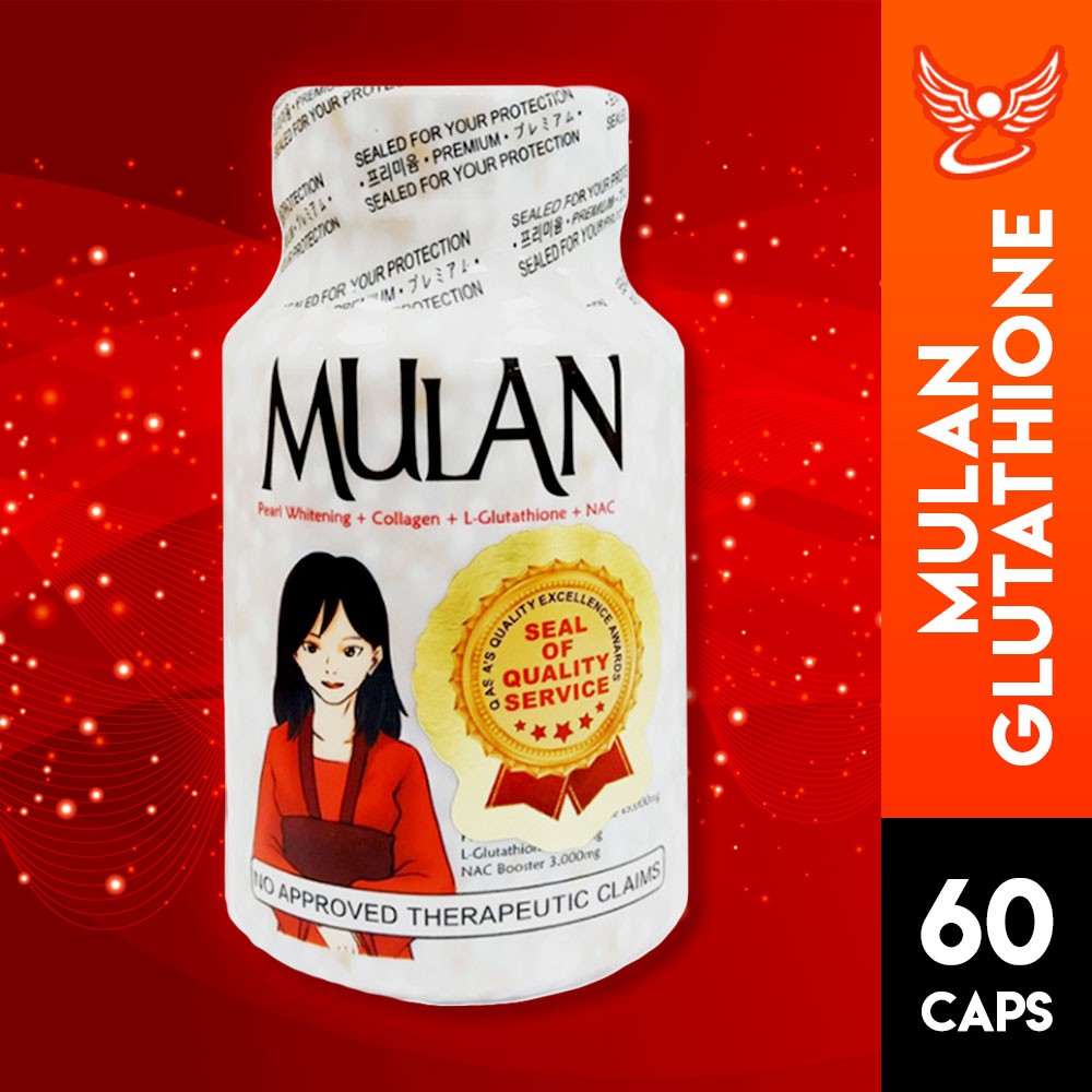 MULAN Japan Formula 4in1 Pearl Whitening x30 Glutathione+Premium