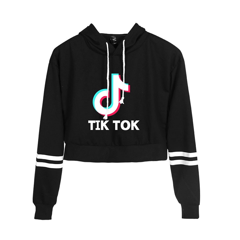 tik tok logo hoodie