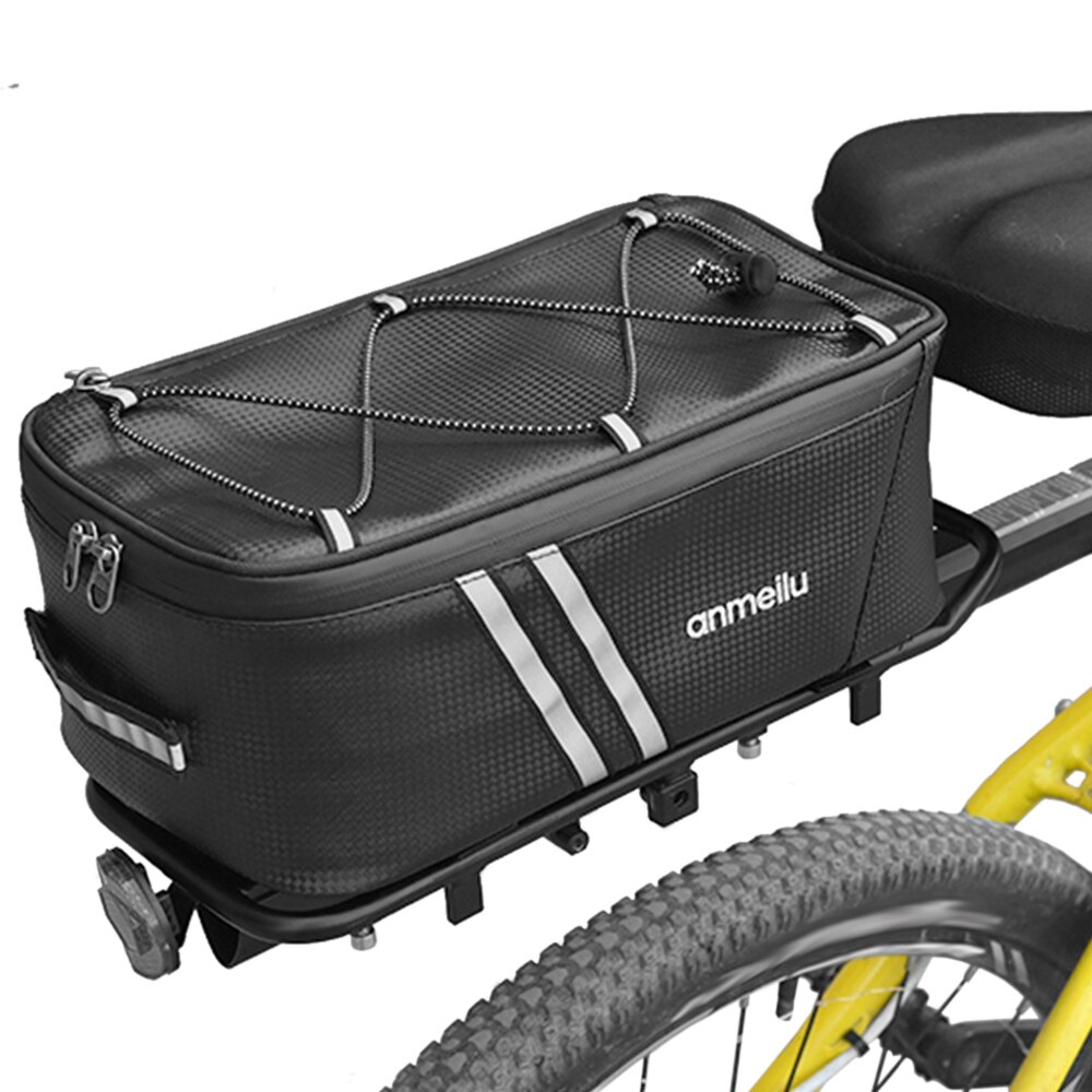 ANMEILU New Bicycle Bag Rear Seat Rack Trunk Bag for Bike Saddle Bags