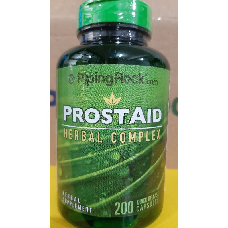 Prostaid Herbal Prostate Complex 200 Capsules Saw Palmetto Pygeum Lycopene Exp Date June 2023 5307