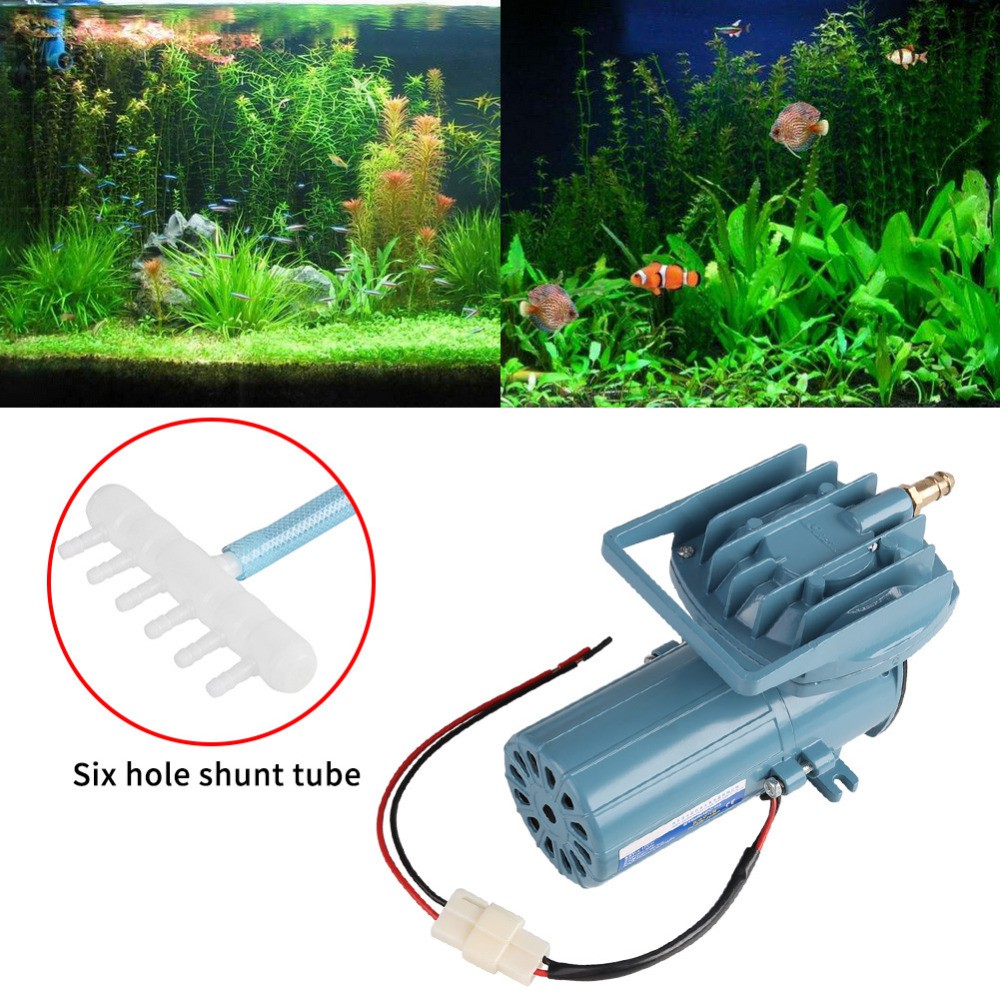 DC 12V Portable Fish Tank Pond Aquaculture Hydroponics Aquarium Air