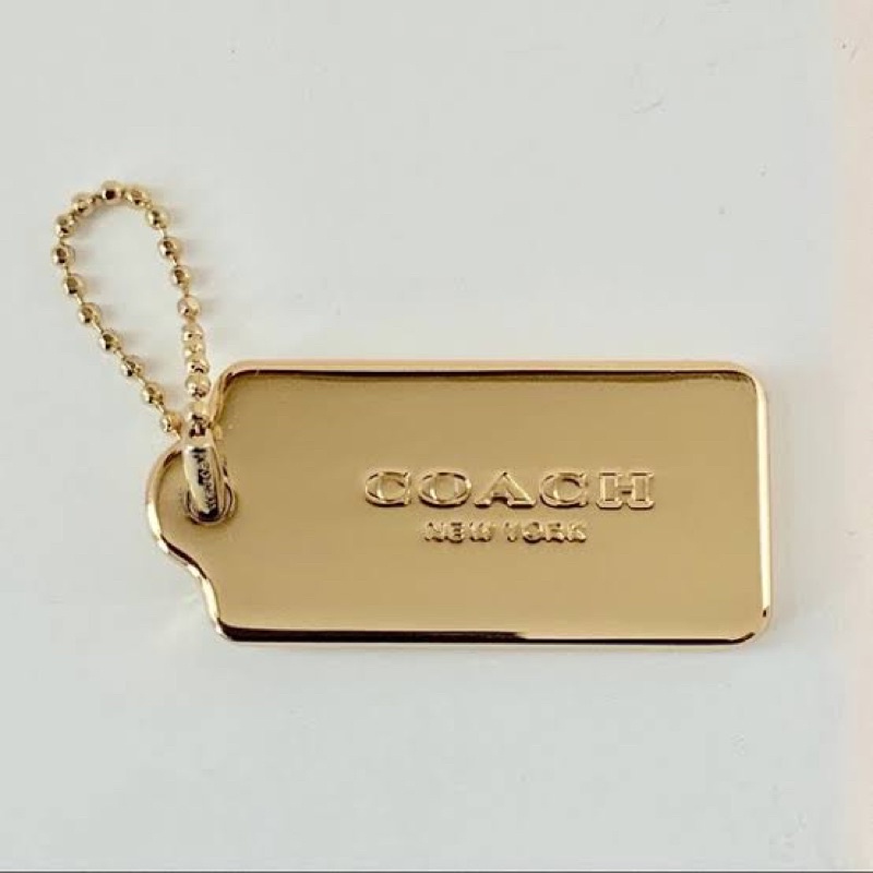 AUTHENTIC Coach Gold Hangtag Charm Keychain 100% ORIGINAL | Shopee  Philippines