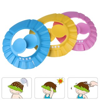 Baby Kids Shampoo Cap Bath Shower Cap Wash Hair Ear Shield