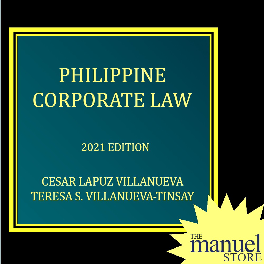Download Villanueva (2021) Philippine Corporate Law Revised