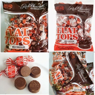 PACK OF 3 - Flat Tops Milk Chocolates 150g / pack, Bite-size chocolate, Cocoa Butter, Curly Tops #2