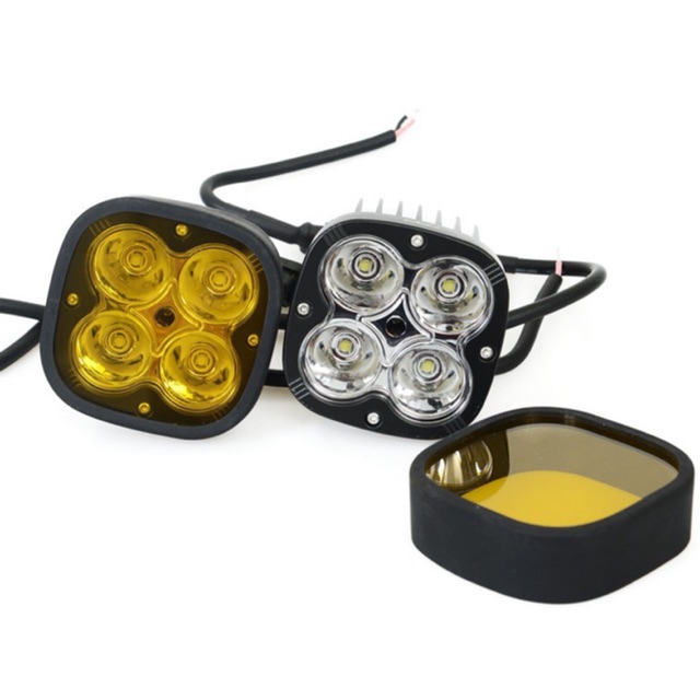 TDD 40W Laser Gun LED Light With Yellow Lens Cap (2pcs/Box) Shopee