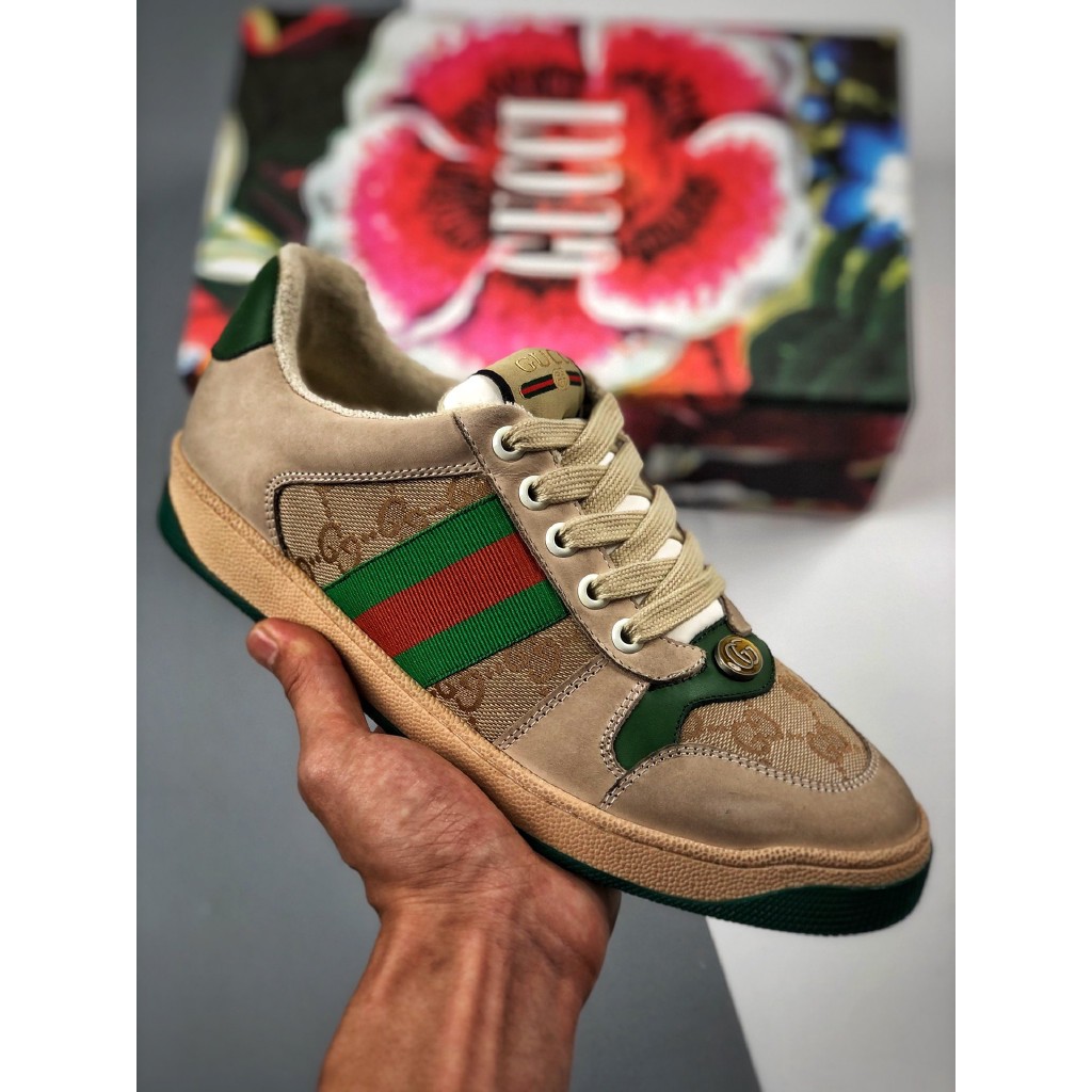 gucci distressed shoes
