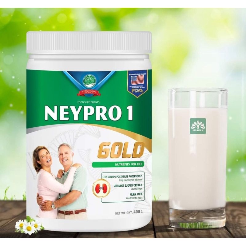 Neypro 1 Gold Milk 400G ( Milk Cure Kidney Failure,Weak Kidney,Kidney