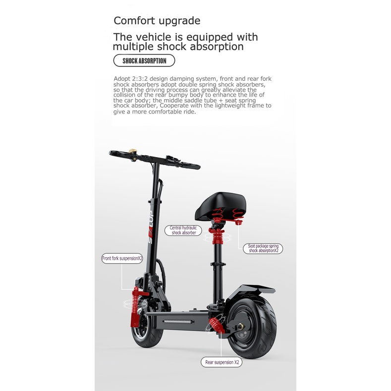 Foldable Electric Scooter Biker, Adult Electric Scooter  35km/h All Aluminum Alloy Mini Scooter - Image 8