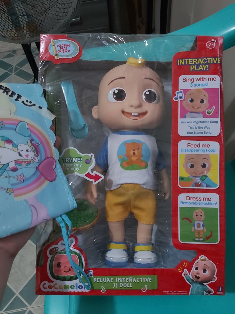 Brand new Deluxe Interactive JJ Doll Plush Feed Dress Sing