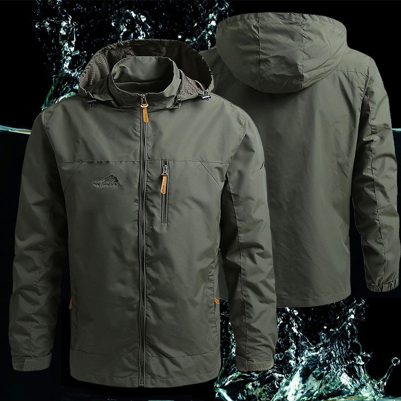Unisex Quickdrying Hiking Camping Rain Jackets Men Military Tactical