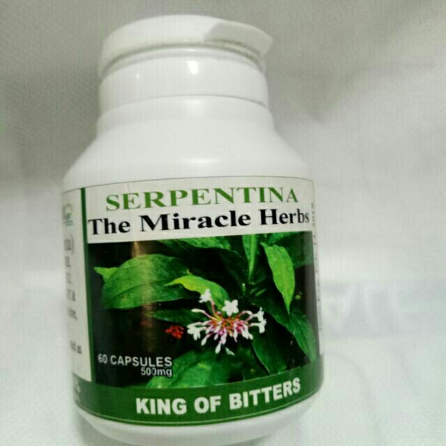 Serpentina Capsule King Of Bitter 60 CAPSULES Shopee Philippines
