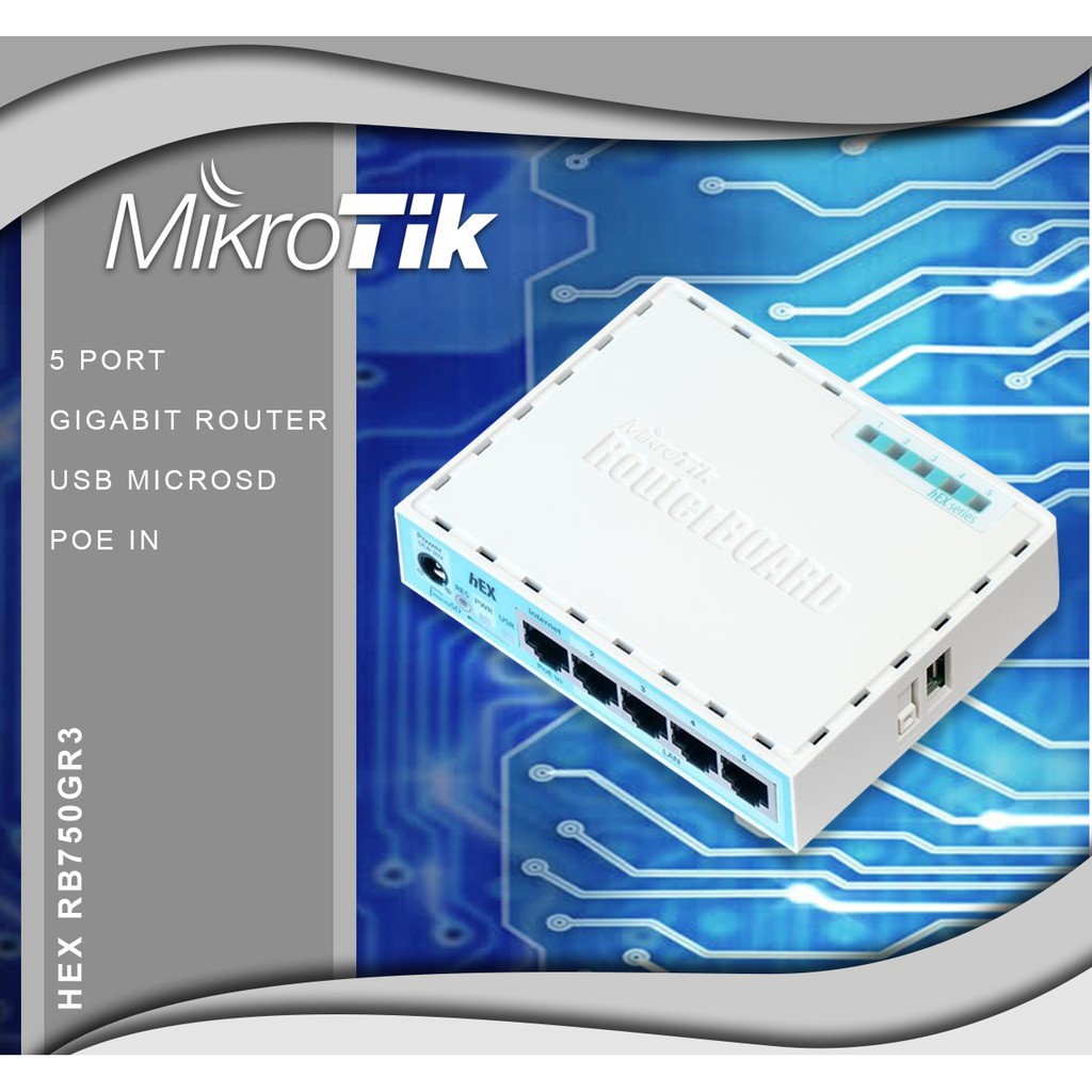 Маршрутизатор mikrotik hex rb750gr3 что это