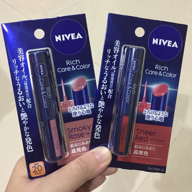 Nivea Rich Care & Color Japan Smoky Rose (Left) | Shopee Philippines