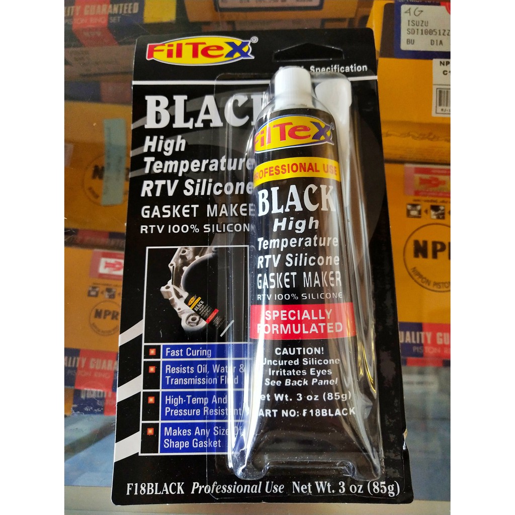 FILTEX F18BLACK RTV Silicone Gasket Maker 85g Shopee Philippines