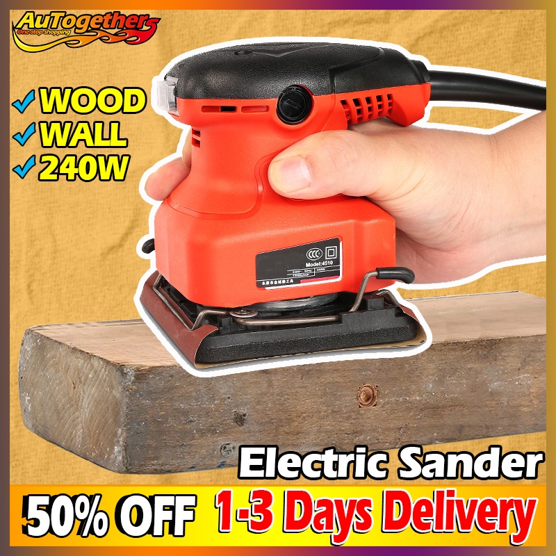 Professional Electric Sander Woodworking Palm Polisher Wall Wood Paint