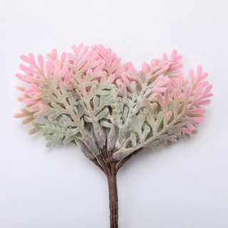 10 Bundle Mini Cypress Leaf Twig Artificial Flowers Plant for Wedding Decoration Christmas Ornament Bouquet DIY Crafts #5