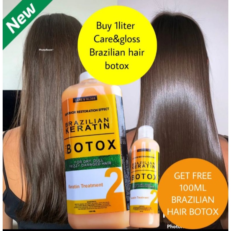 Brazilian keratin hair botox(buy 1liter get 100ml free) | Shopee Philippines