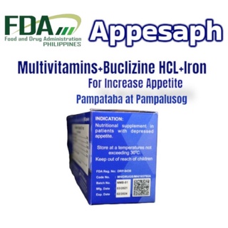 APPESAPH-Multivitamins+Buclizine+HCI+Iron(Appetite Stimulant) #3