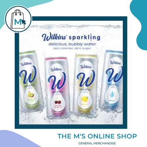 Wilkins Sparkling Carbonated Flavored Water Zero Calories (325mL)(Max